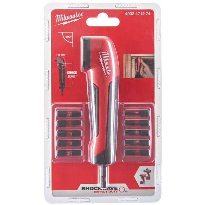 Milwaukee 4932471274 11 Piece Shockwave Impact Duty Right Angle Attachment Set