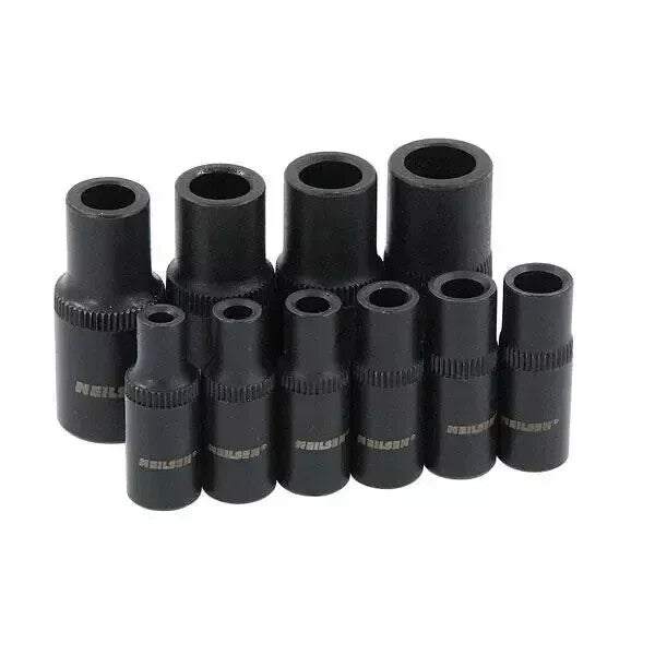 Magnetic Tap Socket Set 10-Piece Tap Holders 1/4" & 3/8" M1.5-M14 CT5615