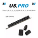 US PRO 3/8"Inch Drive IMPACT Socket Set Shallow Impact Sockets 8mm-19mm 6PT 3834