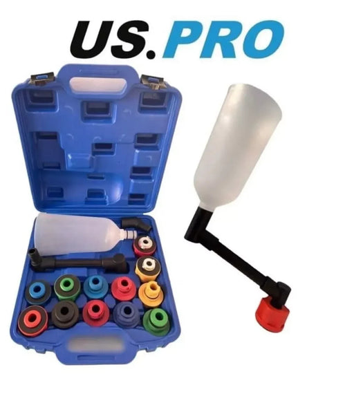 US PRO Tools 15pc Engine Oil Funnel Filler & Adaptor Set 3438