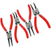Neilsen 4pc Circlip Snap Ring Pliers Internal External Bent Straight Plier Set