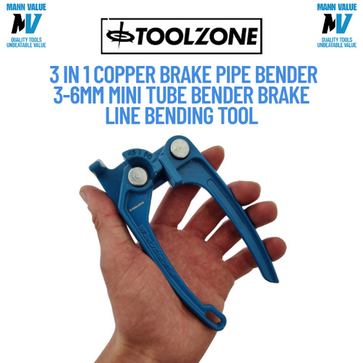 3 IN 1 Copper BRAKE PIPE BENDER  3-6mm Mini Tube Bender Brake Line Bending Tool