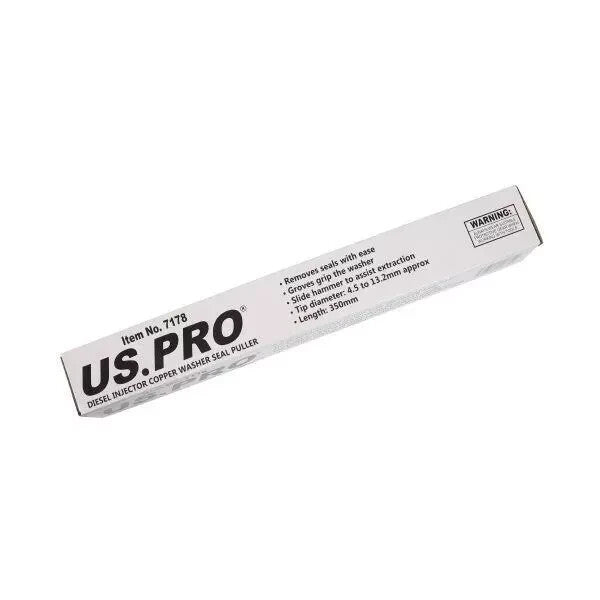 US PRO Diesel Fuel Injector Copper Washer Removal Tool Injector Seal Puller