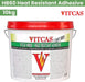 Vitcas Heat Resistant HB60 Adhesive 10kg, Up To 750°C,For Pizza Ovens, BBQ Grill