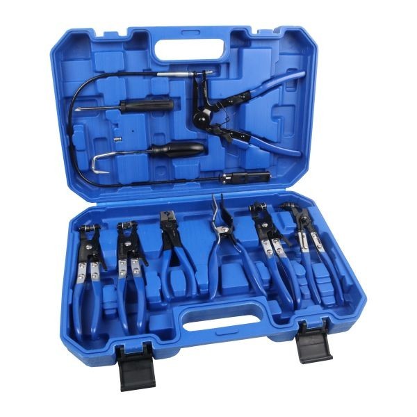 US PRO Tools 9pc Auto / Car Hose Clamp Removal Clip Fixings Pliers Set, 5859