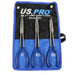 US PRO Tools 3pc 11'' (275mm) Long Reach Nose Pliers, Plier Set New 1831, Blue