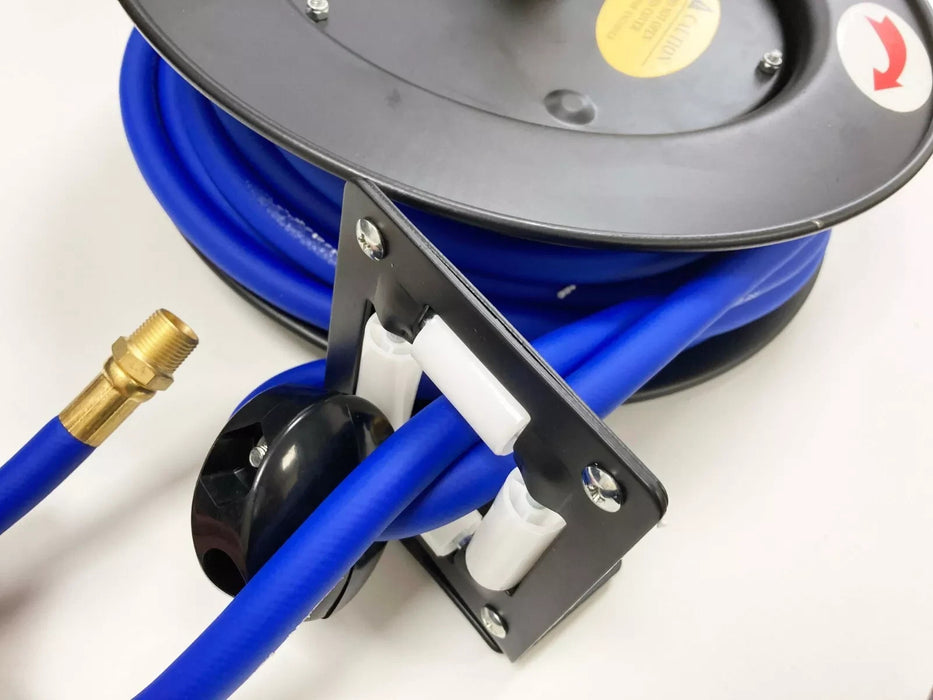 Air Hose Reel with Air Line  3/8” x 30Ft  – 300 PSI, Retractable Wall Mounted