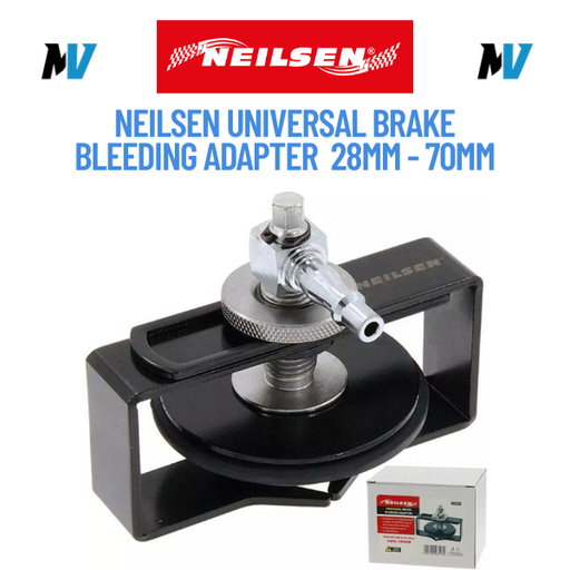 Neilsen Universal Brake Bleeding Adapter Adjustable Pressure Tool 28mm - 70mm