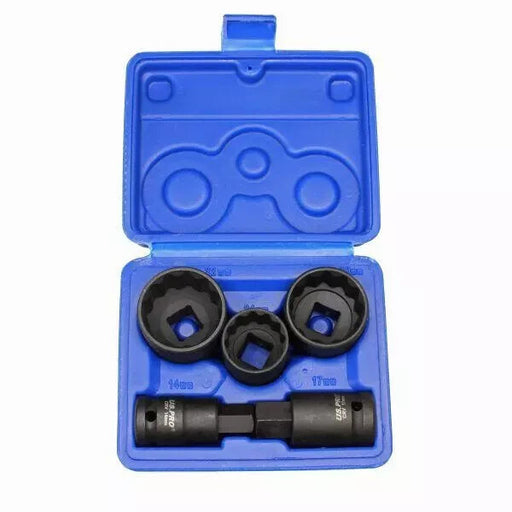 US PRO 5 Pc 1/2" Dr 12 Point Hub Impact Socket & Bit Set for VAG Vehicles 2085