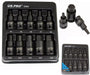 US Pro 10pc Impact Hex Socket Bit Set 1/2'' Drive 4mm to 19mm Allen Key Sockets