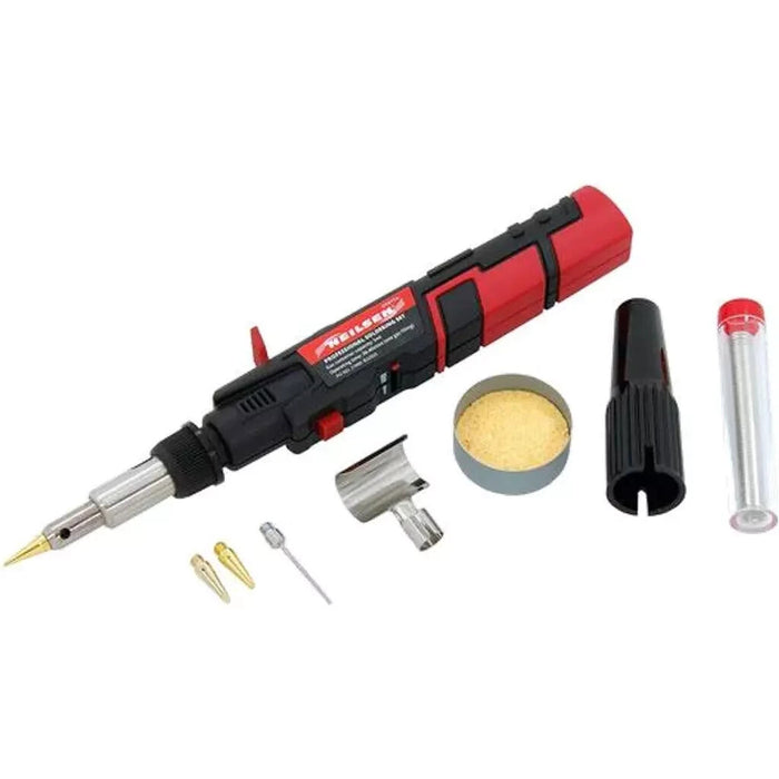 Neilsen Electronics Soldering Iron Gas Solder Appliances With Tips Set