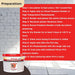 VITCAS 10KG Heat Resistant Plaster – Smooth Finish for Fireplaces, Stoves, ect
