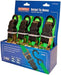 Faithfull Ratchet Tie Down Strap Set 4 Piece 5m x 25mm FAITDRATSET4 XMS24RATCHET