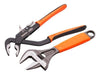 Bahco Orange Grip 9031 38mm 8"  Adjustable Wrench, 8224 10" Quick Adjust Plier