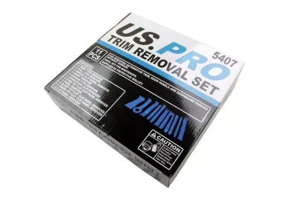 US PRO Door Panel & Trim Removal Tool 11 Piece Interior Trim Clip Tool Kit
