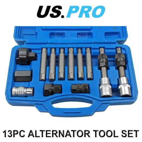 US PRO 13pc Alternator Tool Set Kit 5559