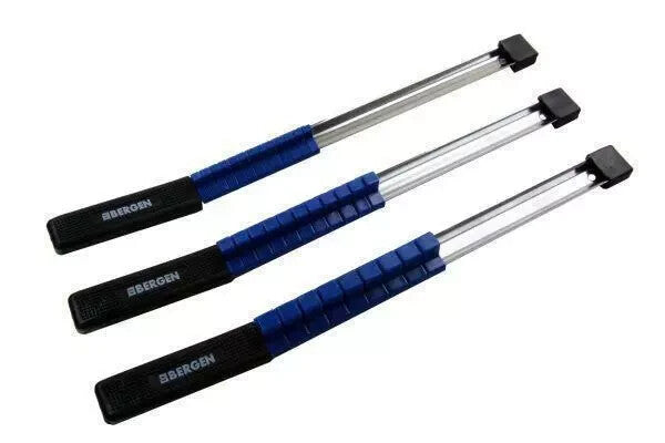 BERGEN 3PC 1/4'' 3/8''  1/2'' DRIVES SOCKET HOLDER STORAGE RAILS  33 CLIPS B1247