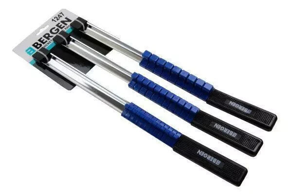 BERGEN 3PC 1/4'' 3/8''  1/2'' DRIVES SOCKET HOLDER STORAGE RAILS  33 CLIPS B1247