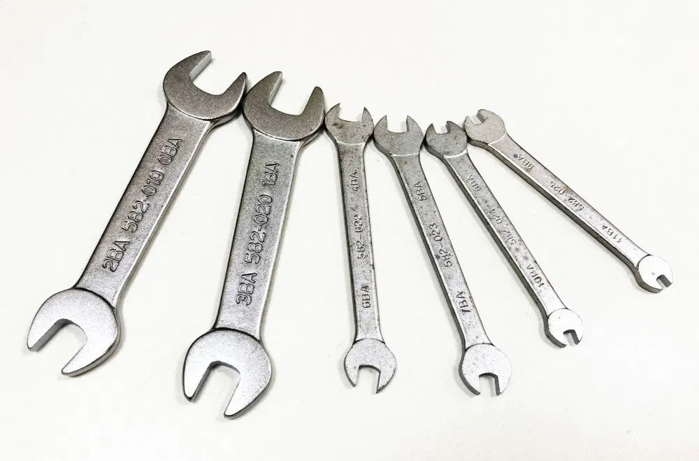 Toolzone Elite BA Spanner Set 6 Pc Open Ended 0BA - 11BA Spanners Model SP146