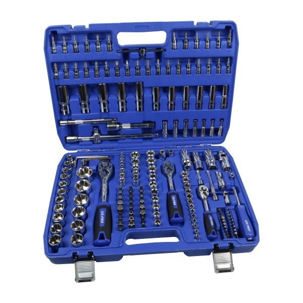 US PRO 172 Piece Metric 1/4 - 3/8 - 1/2" Drive Superlock Socket Set 2082
