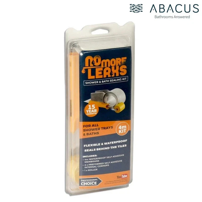No More Leaks Shower & Bath Sealing Kit Flexible  4m Abacus | ETTM-90-0004