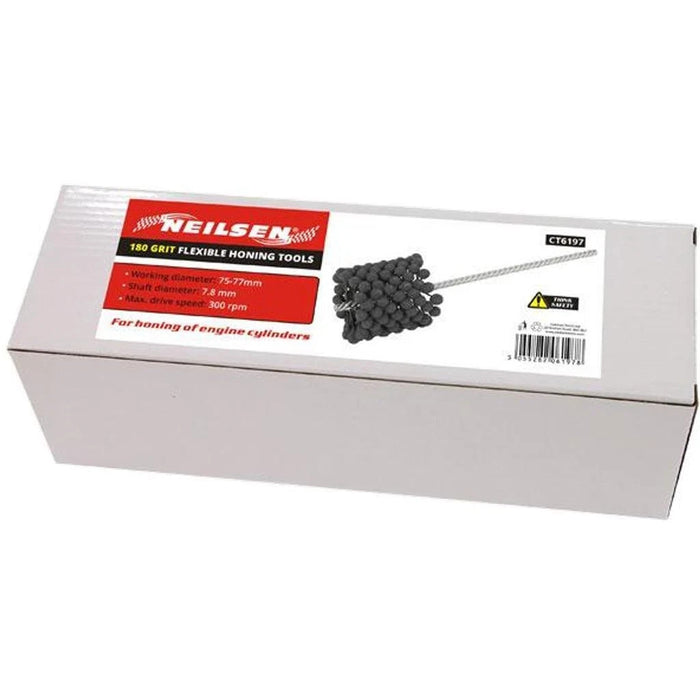 Neilsen Silicon Carbide Flexible Honing 180 Grit Engine Cylinders Tool 75mm-77mm