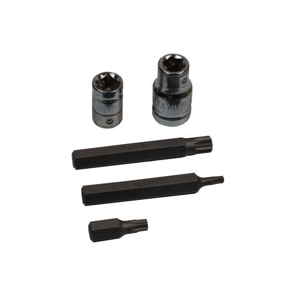 US PRO 42pc Set Hex, Allen, Torx, Star, Spline Bit Sockets 3/8" 1/2" DR 1486