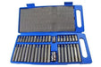 US PRO Tools 40pc Torx / Spline & Hex Bit Set 3/8" & 1/2" Drive Bit Holder 2200