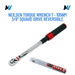 Neilsen Torque Wrench 7 - 105Nm 3/8" Square Drive Reversible Ratchet Spanner