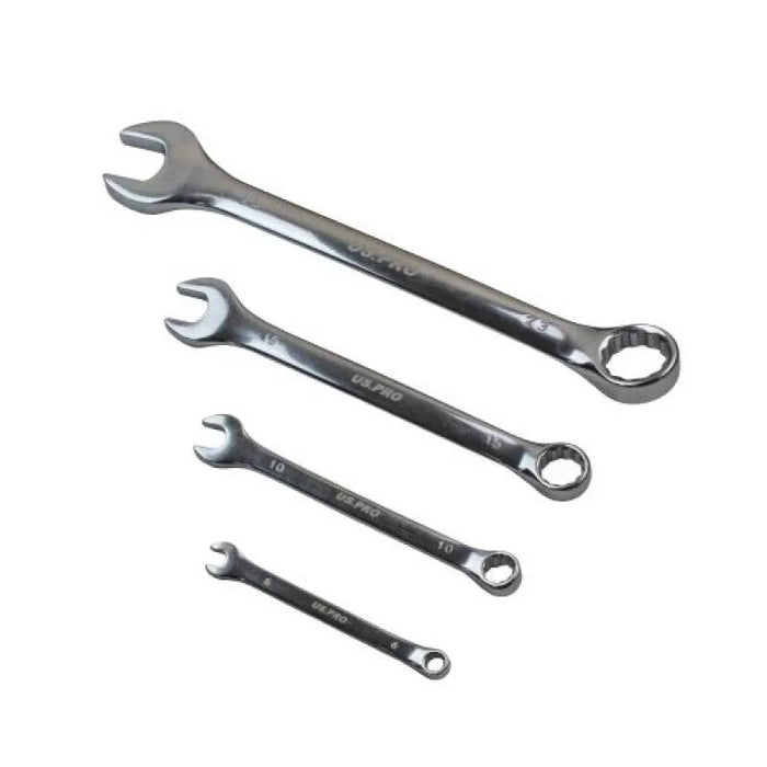 25pc METRIC COMBINATION SPANNER SET by US PRO TOOLS 6mm/32mm In EVA Foam Tray