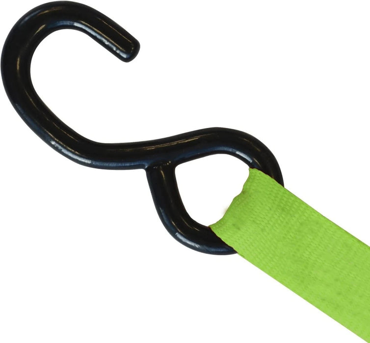 Faithfull Ratchet Tie Down Strap Set 4 Piece 5m x 25mm FAITDRATSET4 XMS24RATCHET