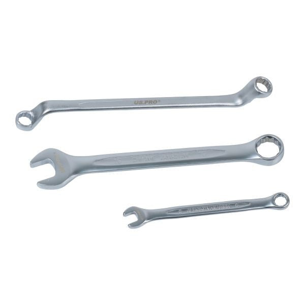 US PRO 25pc Offset Ring & Combi Spanner Set 6mm/24mm Wrench Set In EVA Foam Tray
