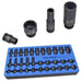 US PRO 32pc Impact Socket Set 3/8" Drive 7mm/22mm Shallow & Deep Single Hex