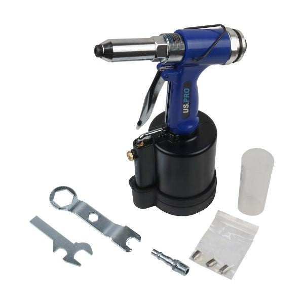 US PRO Heavy Duty Air Hydraulic Rivet Gun Pop Riveter Power Tool 3.2-6.4mm 8226