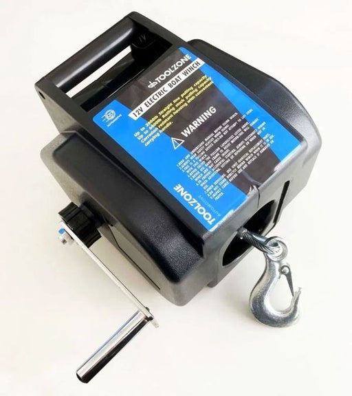 12V WINCH 6000LBS BOAT TRAILER CAR CARAVAN ELECTRIC QUAD PULLER HEAVY DUTY TD024