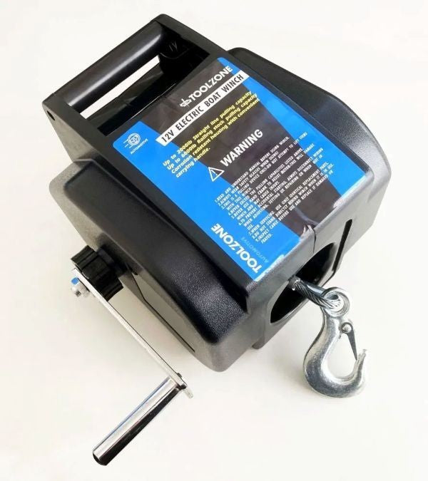 12V WINCH 6000LBS BOAT TRAILER CAR CARAVAN ELECTRIC QUAD PULLER HEAVY DUTY TD024