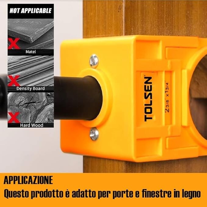 Door Lock Installation Kit Tolsen Adjustable Wooden Door Lock Fitting Tool Set