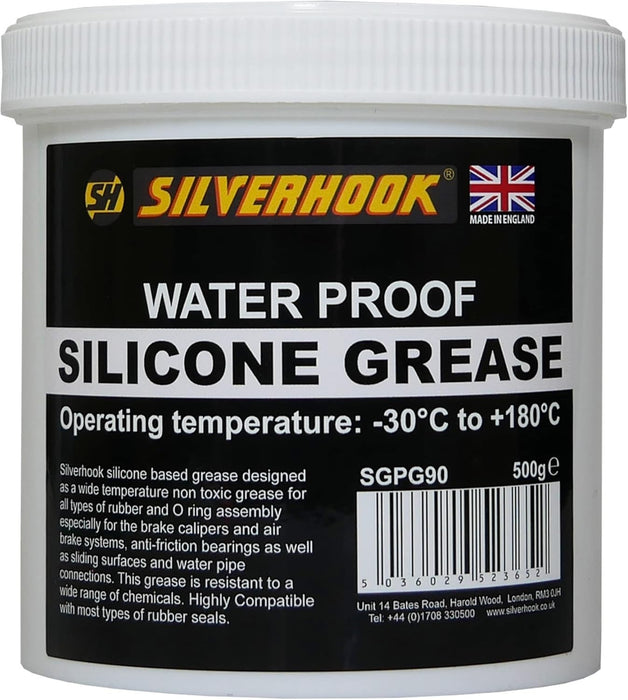 Silverhook Silicone Grease Water Proof Multi Purpose Lubricant 500g