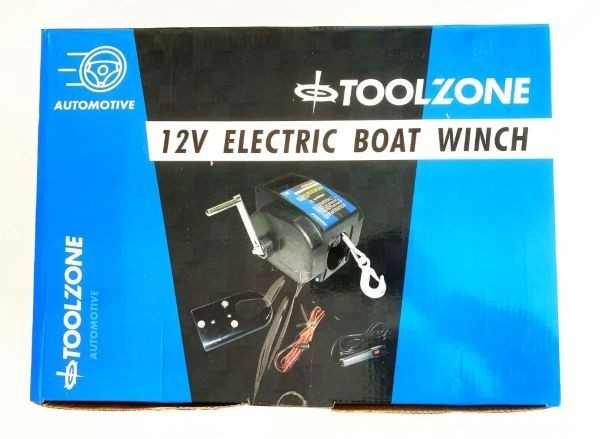 12V WINCH 6000LBS BOAT TRAILER CAR CARAVAN ELECTRIC QUAD PULLER HEAVY DUTY TD024