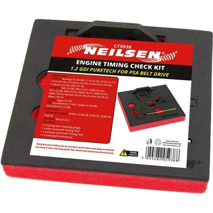 Neilsen Engine Timing Check Kit 1.2 Gdi Puretech For Toyota Psa Belt Drive
