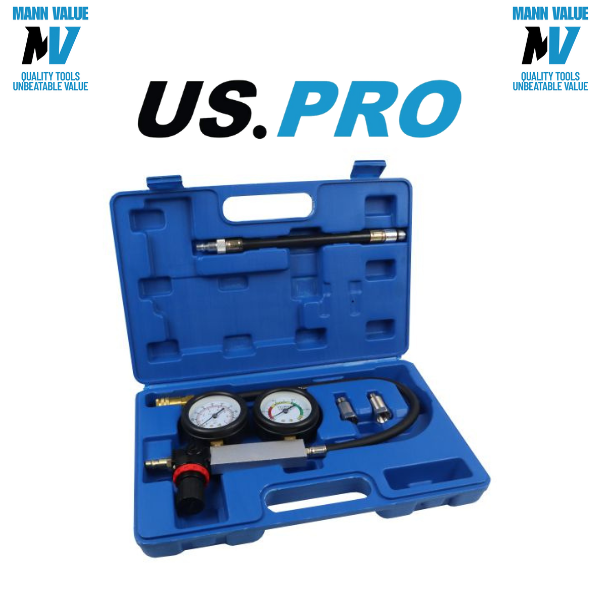 US PRO Cylinder Leak Detector / Cylinder Leakage Test For Petrol Engines 5256