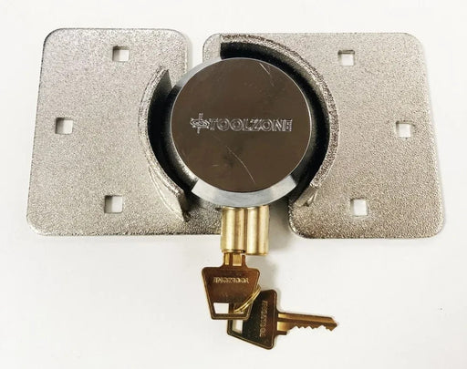 VAN HIGH SECURITY PADLOCK & HASP SET DOOR 73mm  GATE SHED VAN HIGH SECURITY