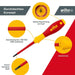 WIHA 6 Piece Electricians VDE 1000v Insulated Slot & Pozi Screwdriver Set, 25477