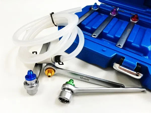 Toolzone 7pc Brake Clutch Bleed Wrench Spanner Set 12pt 7-12mm AU349 Bleeder