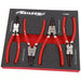Neilsen 4pc Circlip Snap Ring Pliers Internal External Bent Straight Plier Set