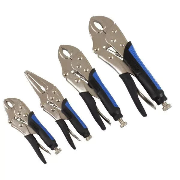 US PRO Locking Pliers 4pc Mole Grips Adjustable Wrench Vice Grips Pliers 1827