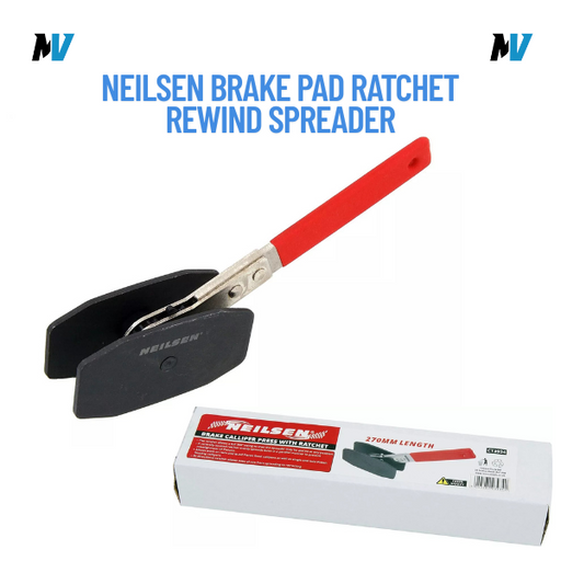 Brake Pad Ratchet Rewind Spreader With Piston RetraCTing Caliper Press Tool