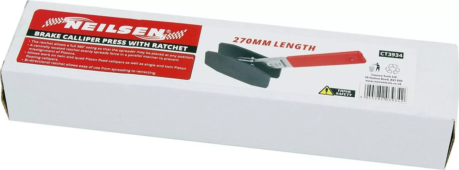 Brake Pad Ratchet Rewind Spreader With Piston RetraCTing Caliper Press Tool