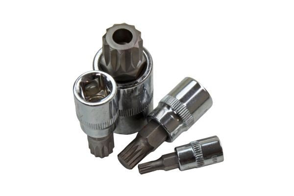 US PRO Tools  10PC spline / TRIPLE SQUARE BIT SOCKETS IN Foam EVA TRAY 3388