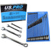 25pc METRIC COMBINATION SPANNER SET by US PRO TOOLS 6mm/32mm In EVA Foam Tray